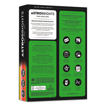 Astrobrights® Color Paper -"vintage" Assortment, 24lb, 8.5 X 11, Assorted Vintage Colors, 500-ream freeshipping - TVN Wholesale